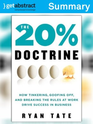cover image of The 20% Doctrine (Summary)